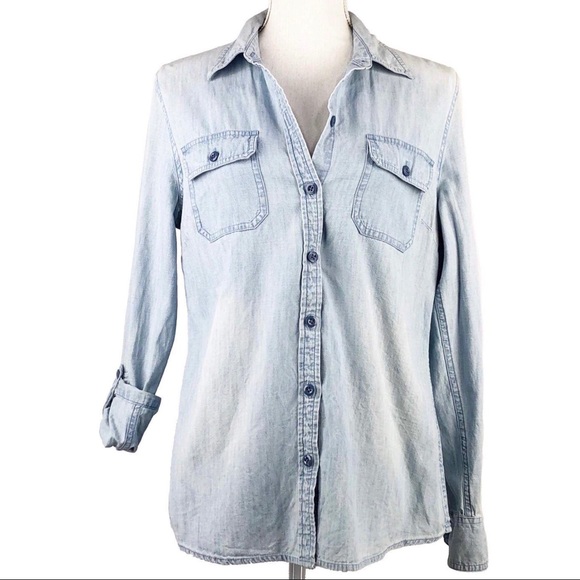 Lucky Brand Tops - LUCKY BRAND | Long Sleeve Chambray Shirt